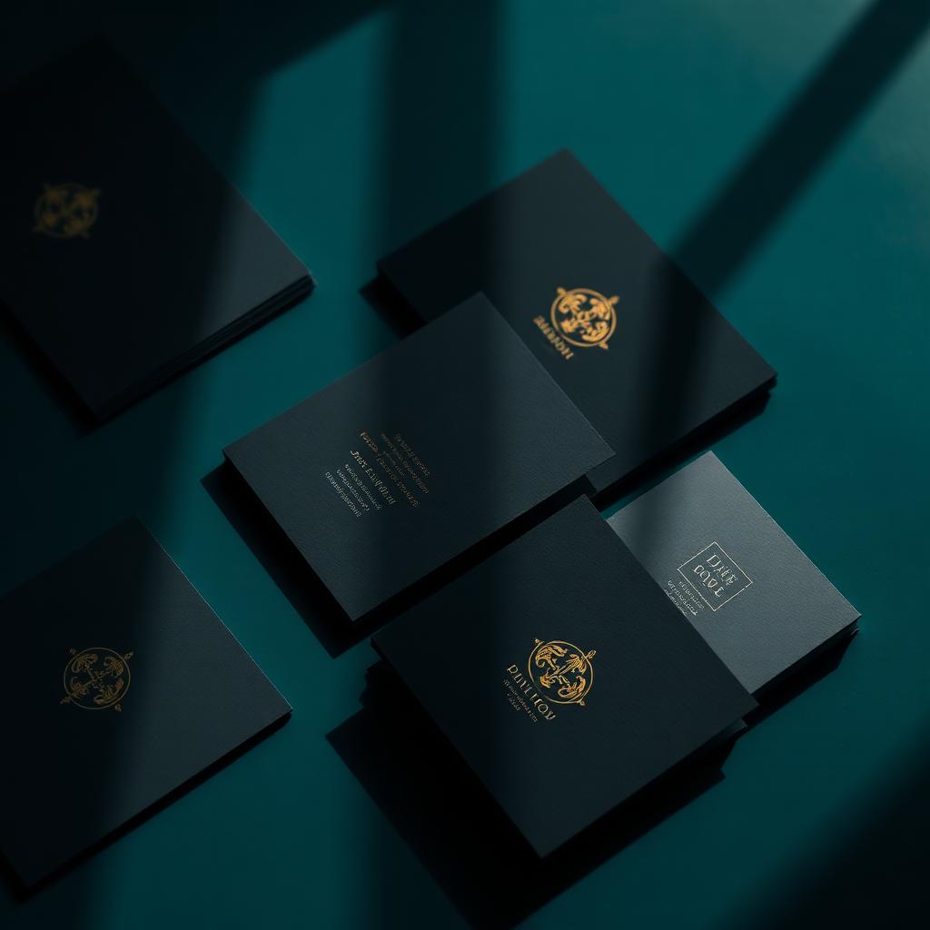 Branded print collateral matching the website identity