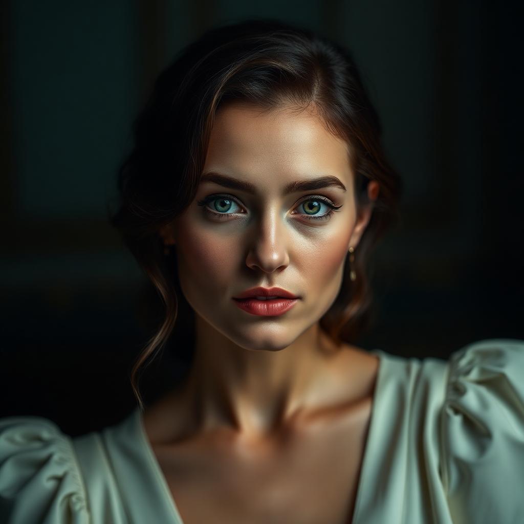 Editorial portrait lit with warm directional light